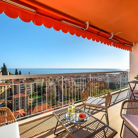 Apartmán Les Orangers, Avec Coin Nuit, Incroyable Vue Sur La Et La Mer, Parking *