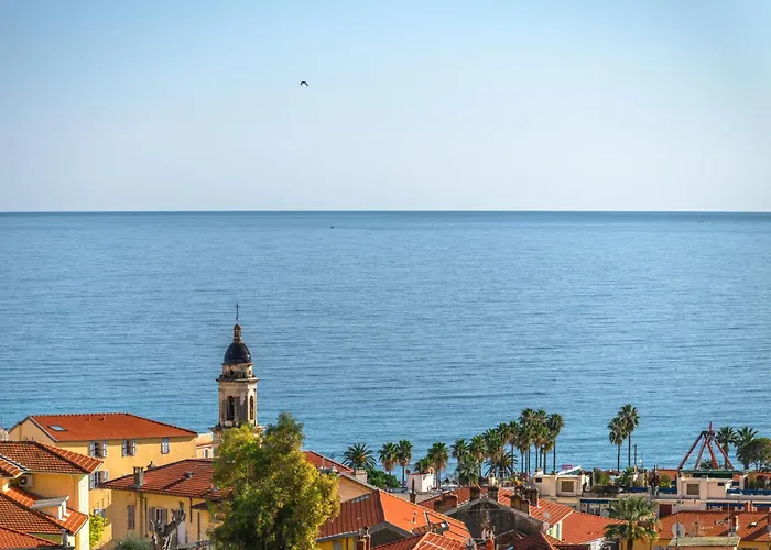 Διαμέρισμα Les Orangers, Avec Coin Nuit, Incroyable Vue Sur La Et La Mer, Parking Μεντόν