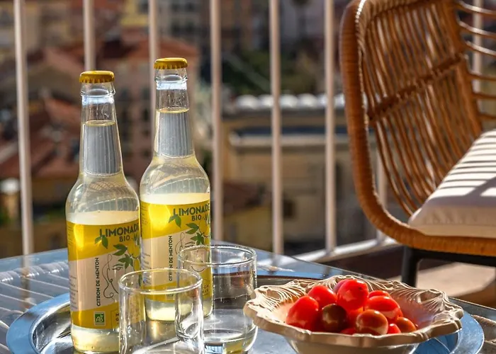 Apartman Les Orangers, Avec Coin Nuit, Incroyable Vue Sur La Et La Mer, Parking